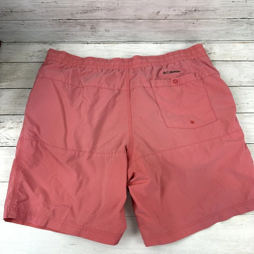 Columbia Shorts Mens XL Fishing Faded Pink 8